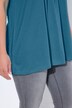 T-shirt, decoratieve plooitjes, A-lijn, ronde hals, korte mouwen, modal