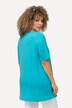 T-shirt, plisseringer, A-form, rund hals, korte ærmer, modal