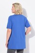 T-shirt, plisseringer, A-form, rund hals, korte ærmer, modal