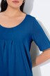 T-shirt dal taglio svasato con modal, pieghe decorative, scollo a girocollo e mezze maniche