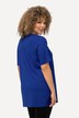 T-shirt, plisseringer, A-form, rund hals, korte ærmer, modal