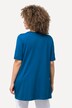 Camiseta, pliegues decorativos, forma en A, escote redondo, media manga, modal