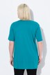 T-shirt, plisseringer, A-form, rund hals, korte ærmer, modal