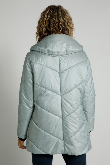 Steppjacke, Stehkragen, Windfang, leicht