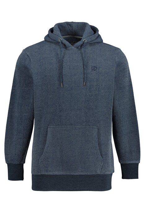 Mikina s kapucí, dvoutónová teplákovina, měkká vnitřní strana, do 8XL