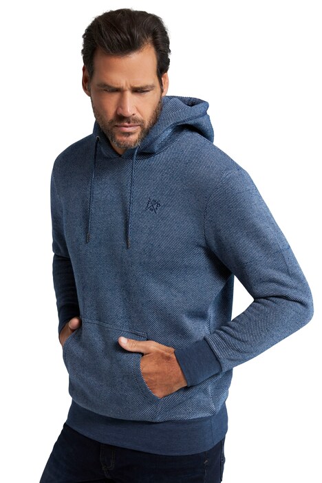 Mikina s kapucí, dvoutónová teplákovina, měkká vnitřní strana, do 8XL