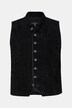 JP1880 Weste, Ziegen Veloursleder, Tracht, Stehkragen, bis Gr. 70