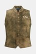 JP1880 Weste, Ziegen Veloursleder, Tracht, Stehkragen, bis Gr. 70