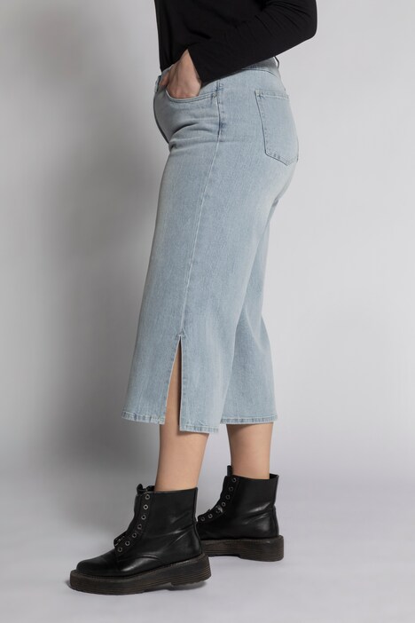 Culotte Style Crop Jeans