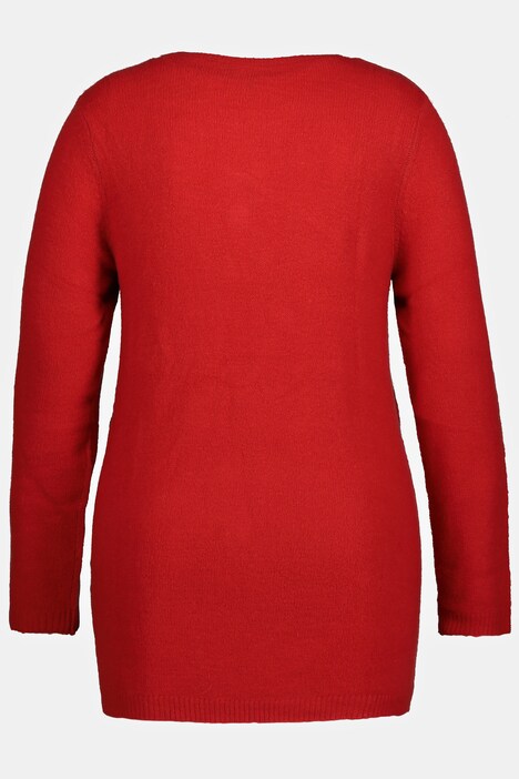 Pullover, Weihnachtsbaum, Rundhals, Langarm