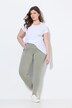 Legging Bellieva avec taille élastique large, coupe Skinny. Coton bio, GOTS
