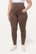 Bellieva-leggings, bred og elastisk linning, skinny fit, økologisk bomuld, GOTS