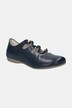 Chaussures en cuir Josef Seibel. Semelle de couleur. Largeur H