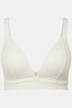 Bralette sans armatures, bonnets souples et dentelle. Bonnet C-D.