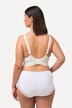 Bralette sans armatures, bonnets souples et dentelle. Bonnet C-D.