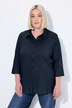 Blouse, bubble-kwaliteit, overhemdkraag, 3/4-mouwen