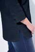 Blouse, bubble-kwaliteit, overhemdkraag, 3/4-mouwen