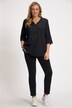 Tuniek, bubble-materiaal, 3/4-mouwen
