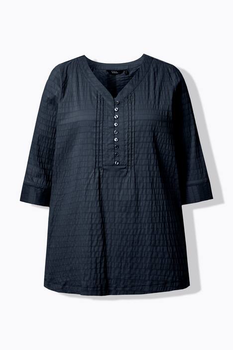 Tuniek, bubble-materiaal, 3/4-mouwen