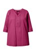 Tunika, bublinkový materiál, plisování, srcový výstřih, 3/4 rukávy