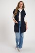 Gilet en maille, chiné, oversized, sans manches, coton bio