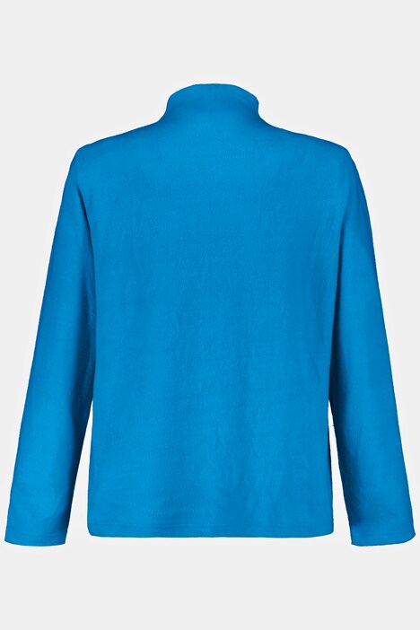 Maglione con albero di Natale, collo alto e maniche lunghe