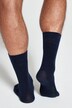 Chaussettes de Noël#, lot de deux, 1 x motif sapin, 1 x uni, finition bord-côte large