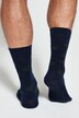 Chaussettes de Noël#, lot de deux, 1 x motif sapin, 1 x uni, finition bord-côte large