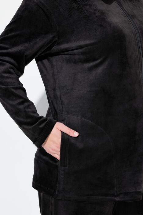 homewear jasje, nicky, opstaande kraag , behaaglijk zacht