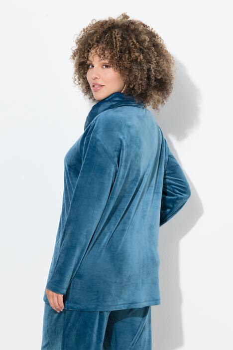 homewear jasje, nicky, opstaande kraag , behaaglijk zacht