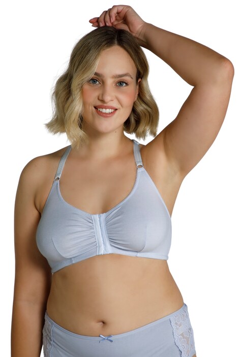Bustier, krajka, přední zapínání, bez kostic, košíčky C-D