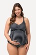 Bellieva tankini, striber, rynker, justerbare stropper