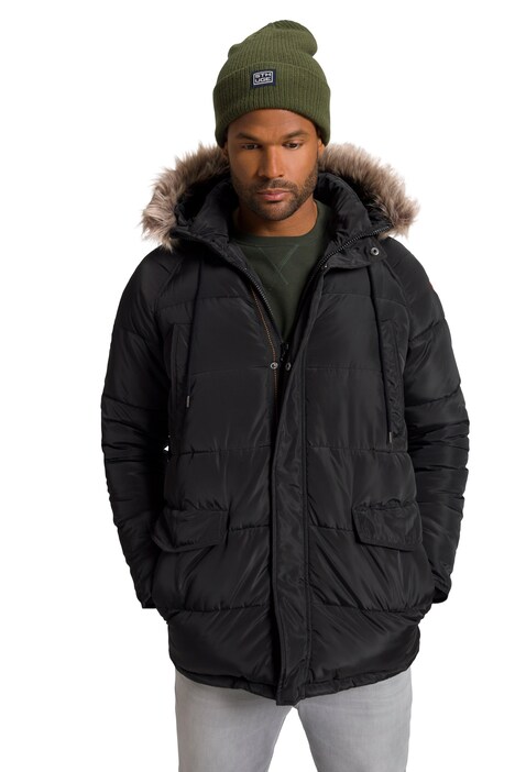 STHUGE parka, kapuce s umělou kožešinou, do 8XL
