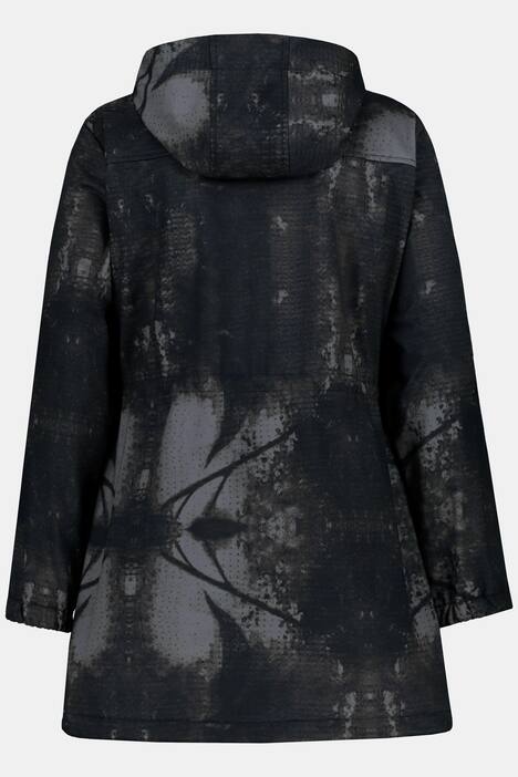 Inkblot Print Functional Softshell Jacket