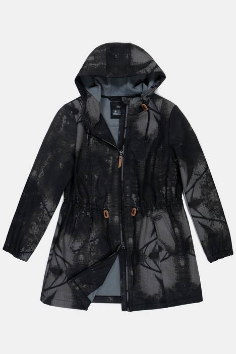 Inkblot Print Functional Softshell Jacket
