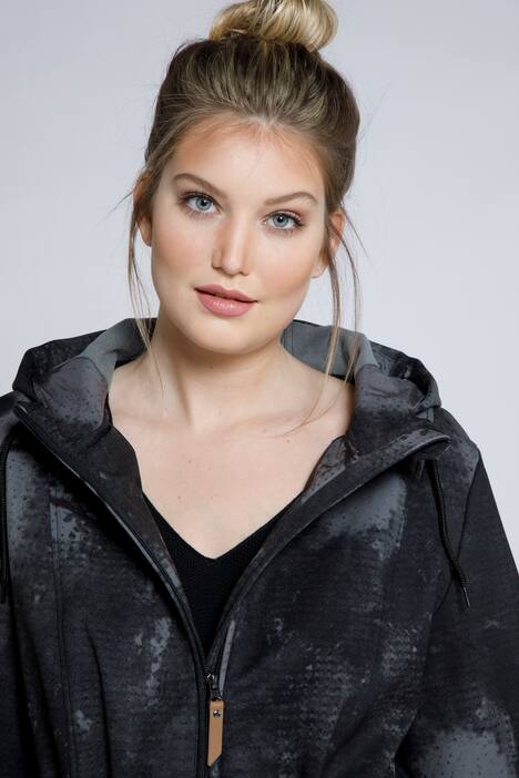 Inkblot Print Functional Softshell Jacket