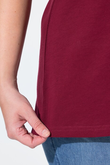 T-shirts en coton bio. Col en V et manches courtes. Lot de 2.