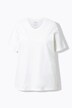 T-shirts en coton bio. Col en V et manches courtes. Lot de 2