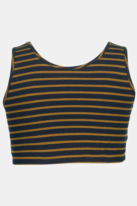 bustier, strepen, brede bandjes, biologisch katoen