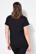 Lang skjorte, rund hals, oversized, korte ermer, dobbeltpakke