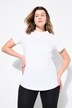 Lang skjorte, rund hals, oversized, korte ermer, dobbeltpakke
