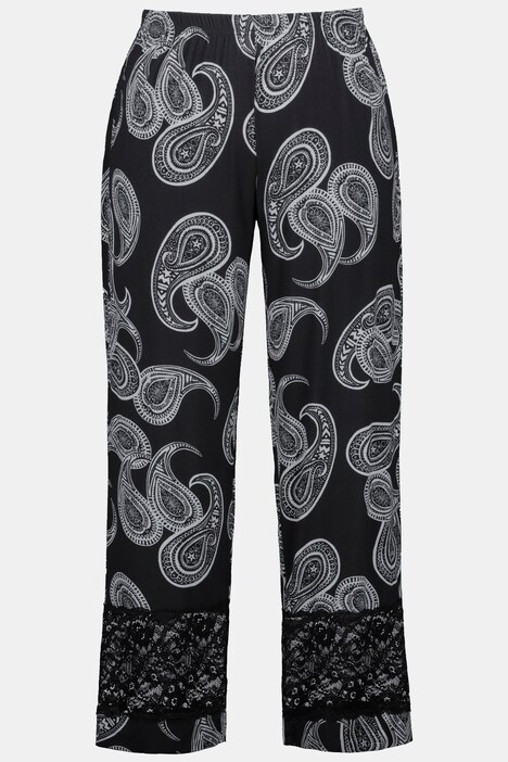 Pyjamahose, Spitzensaum, Modaljersey