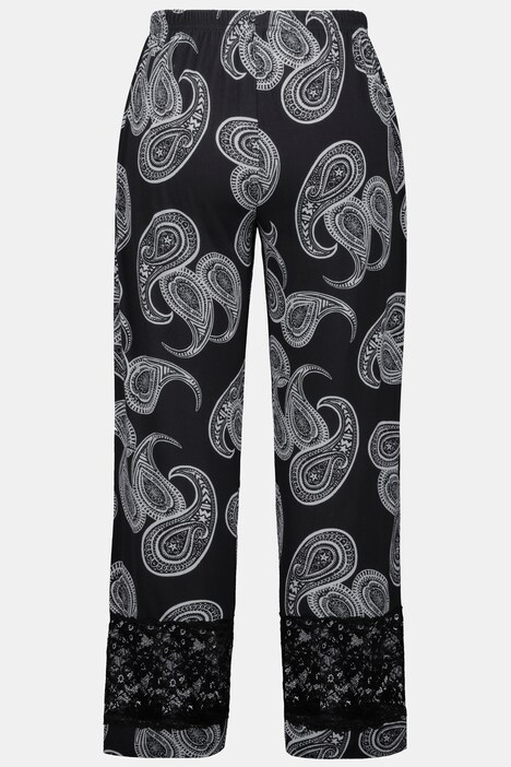 Pyjamahose, Spitzensaum, Modaljersey