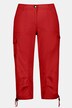 Stretch Cotton Cargo Crop Pants
