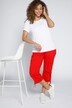 Stretch Cotton Cargo Crop Pants