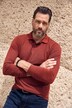 JP1880 poloshirt, basic, lange mouwen, piqué, tot 8XL