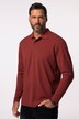 JP1880 poloshirt, basic, lange mouwen, piqué, tot 8XL