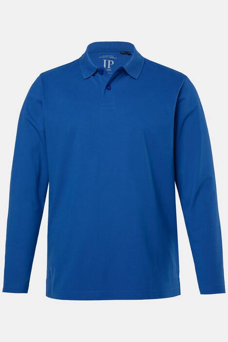 JP1880 poloshirt, basic, lange mouwen, piqué, tot 8XL