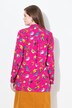 overhemdblouse, vogels, overhemdkraag, lange mouwen
