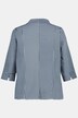 Blusa a quadri con collo montante, scollo a V e maniche a 3/4